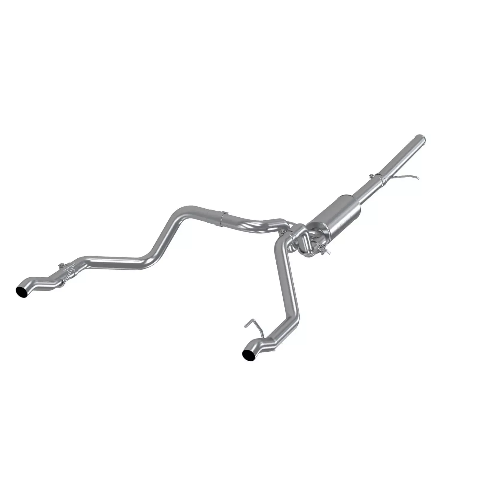 2.5 Inch Cat Back Exhaust System For 19-20 Silverado/Sierra 1500 5.3L Dual Rear 304 Stainless Steel MBRP