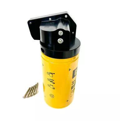SPE Motorsport - High Flow Oil Filter Housing with CAT 324-2598 Short Filter - 2011-2019 Ford 6.7L Powerstroke - S100214